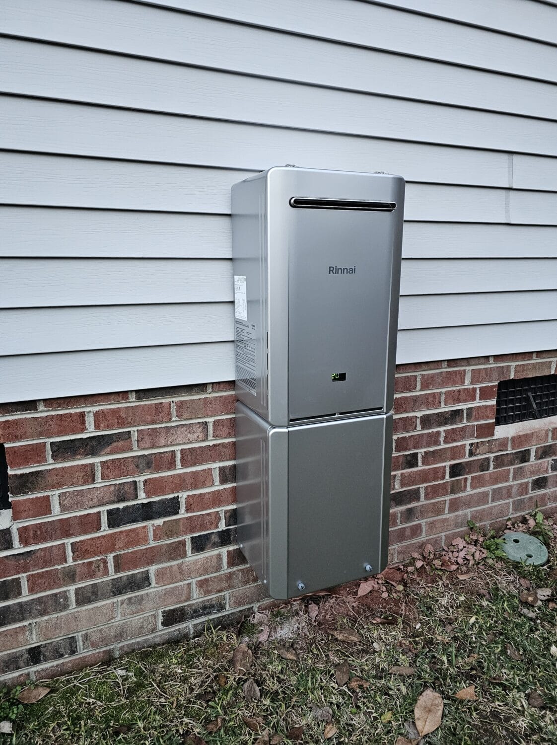 Rinnai Unit Installed on Home In Antioch SC